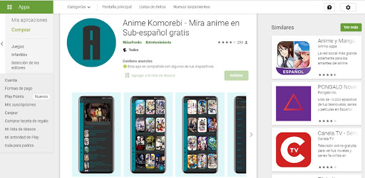 Aplicaciones Para Ver Anime En Android